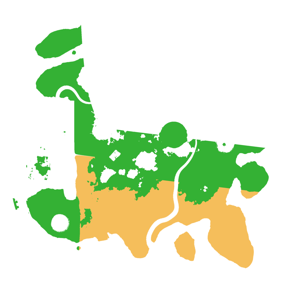 Biome Rust Map: Procedural Map, Size: 3000, Seed: 1343019294