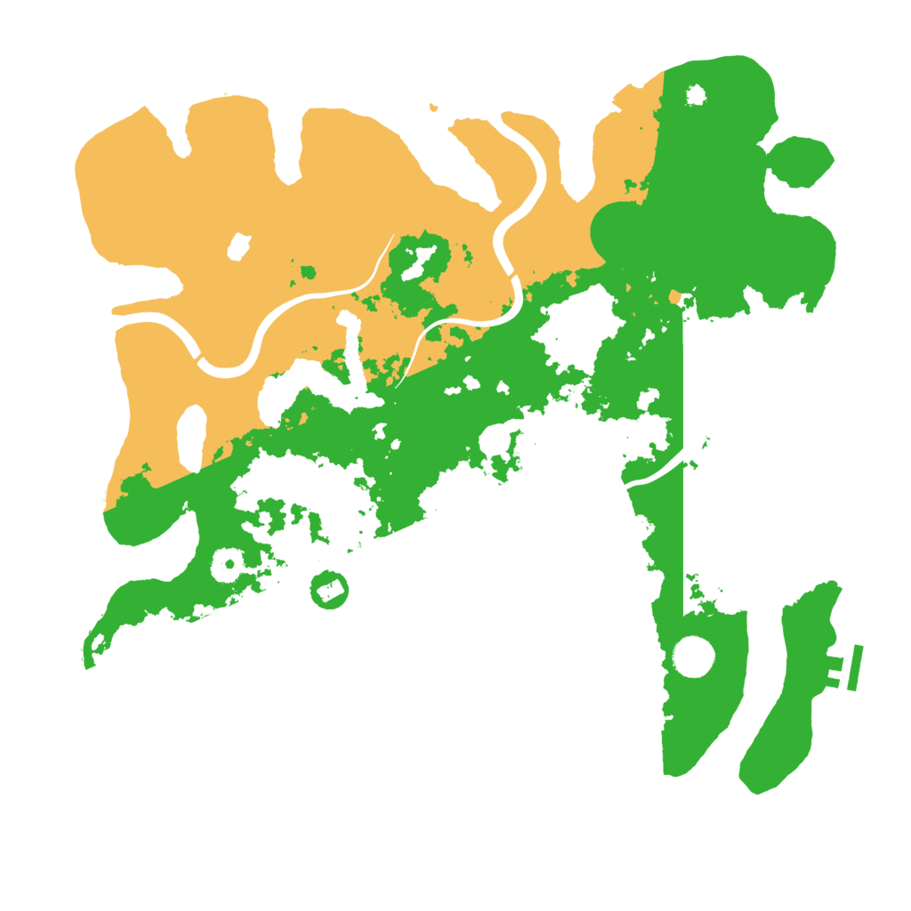 Biome Rust Map: Procedural Map, Size: 4000, Seed: 472601