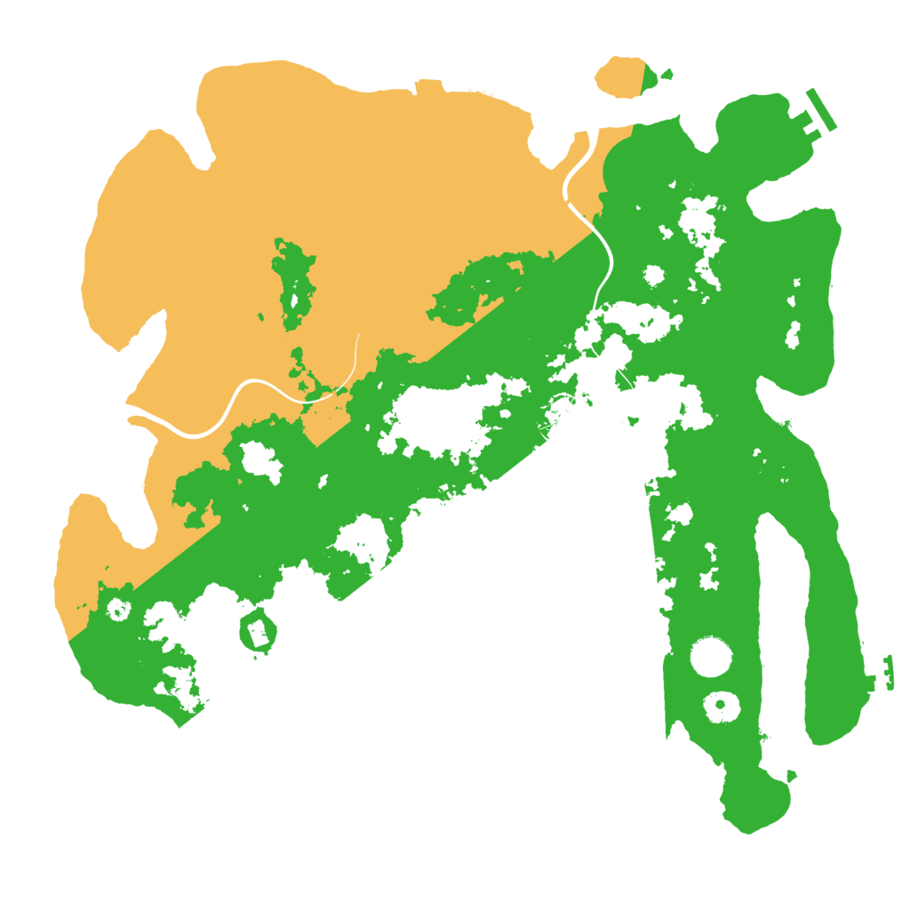 Biome Rust Map: Procedural Map, Size: 3950, Seed: 2089038789