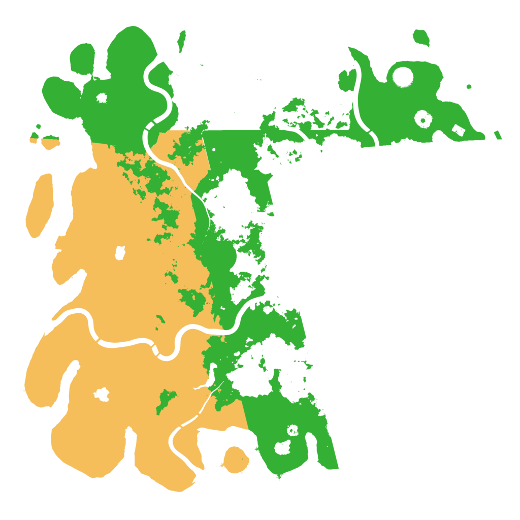 Biome Rust Map: Procedural Map, Size: 4500, Seed: 45847