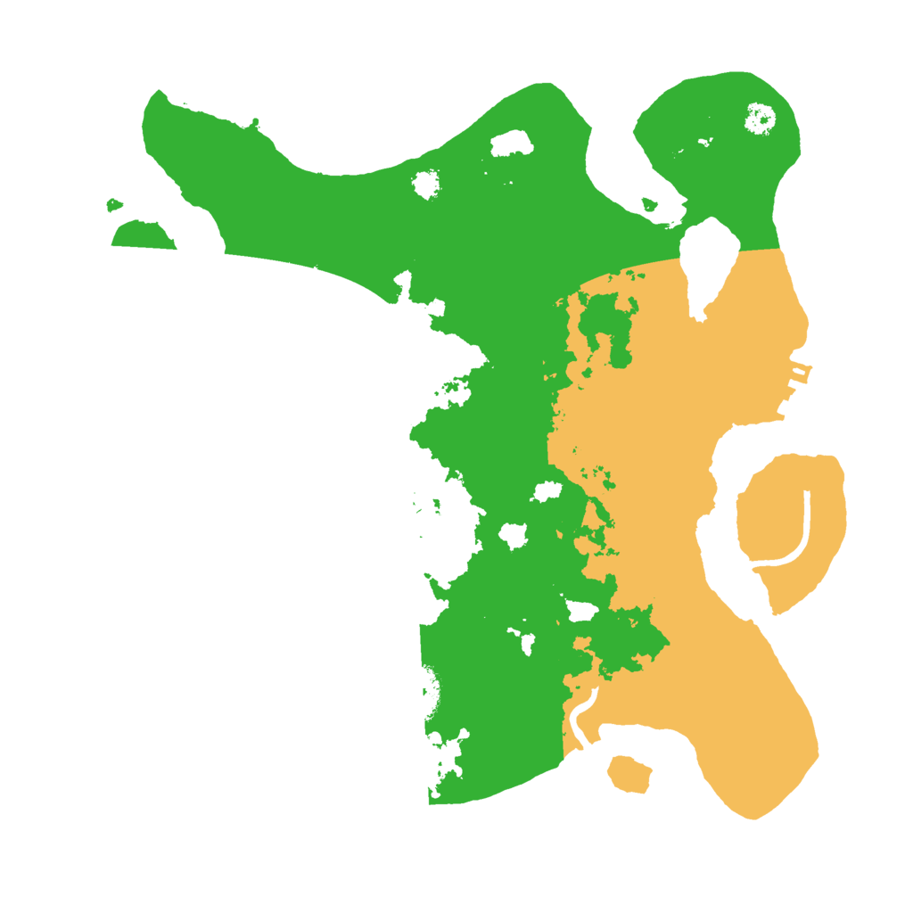 Biome Rust Map: Procedural Map, Size: 3000, Seed: 445407731