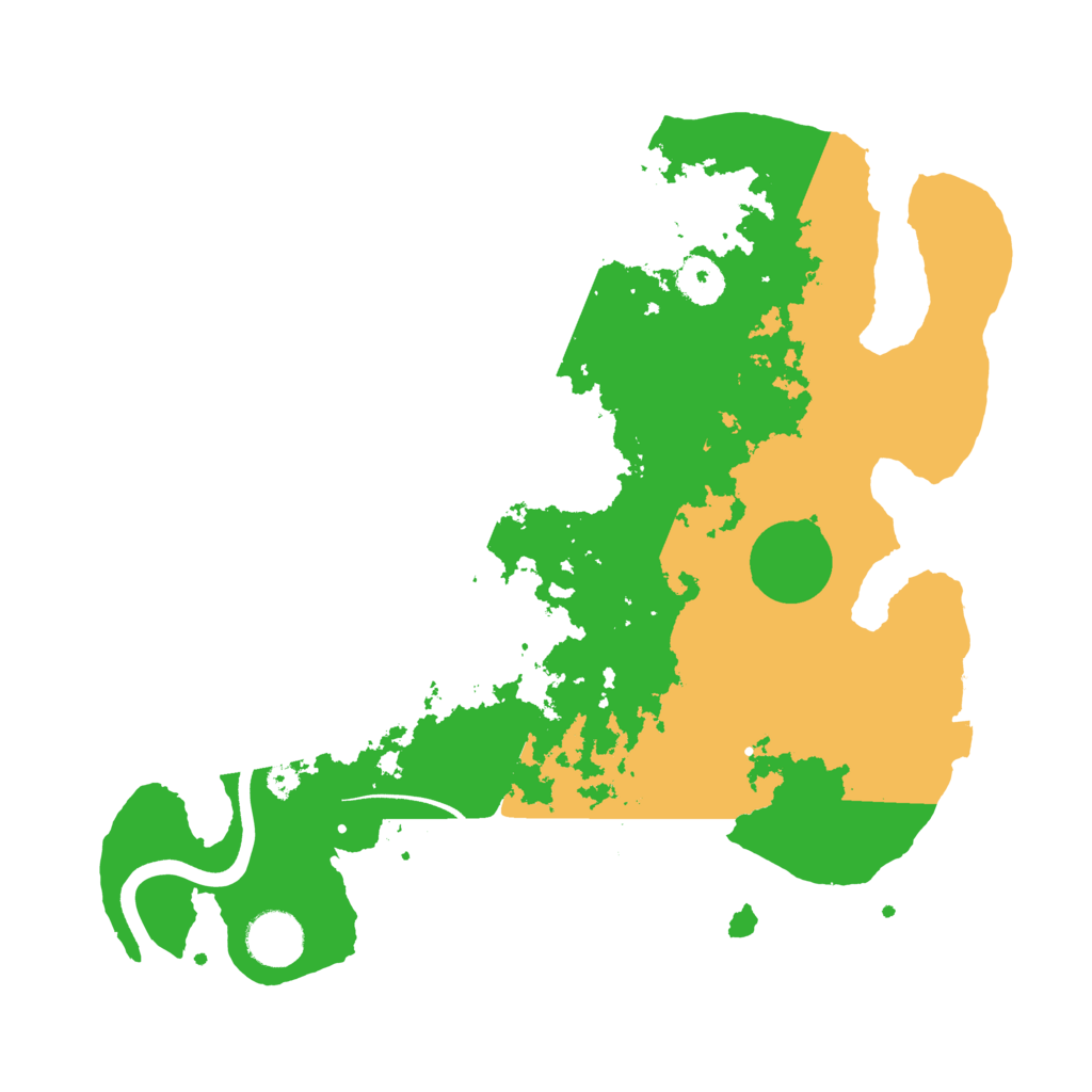 Biome Rust Map: Procedural Map, Size: 3500, Seed: 354158325