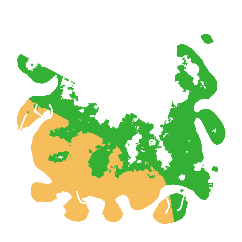 Biome Rust Map: Procedural Map, Size: 3500, Seed: 7135482