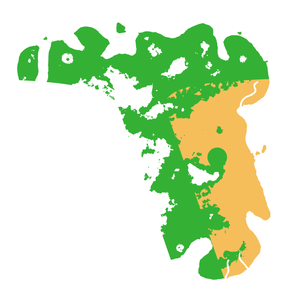 Biome Rust Map: Procedural Map, Size: 4000, Seed: 822634