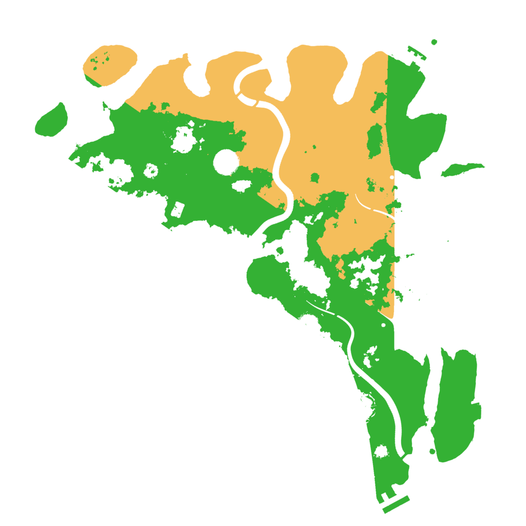 Biome Rust Map: Procedural Map, Size: 3700, Seed: 1718734426