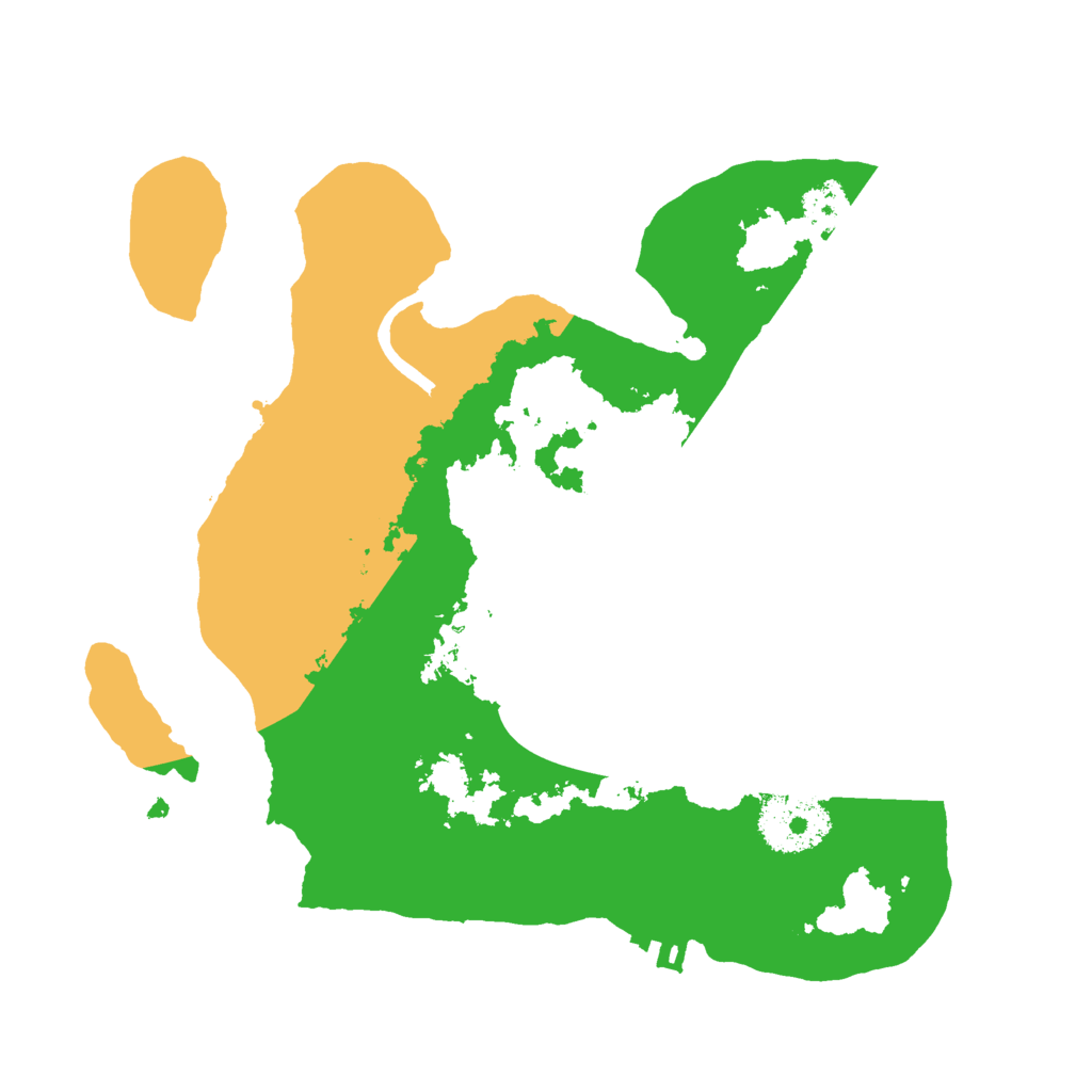 Biome Rust Map: Procedural Map, Size: 2500, Seed: 512
