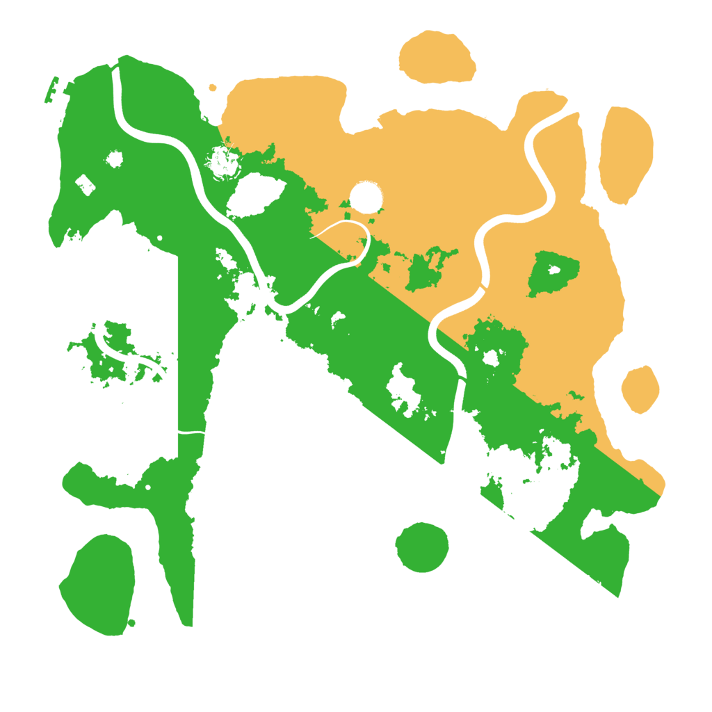 Biome Rust Map: Procedural Map, Size: 3850, Seed: 229298722