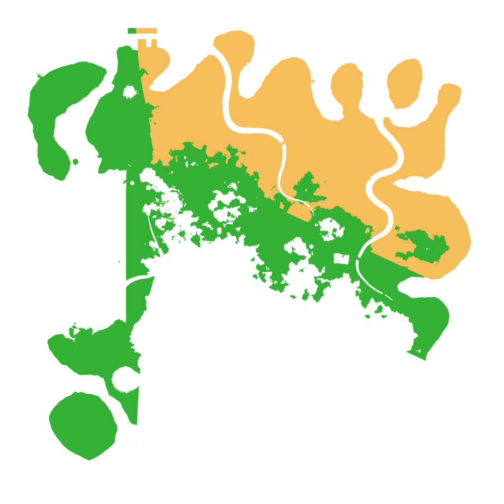 Biome Rust Map: Procedural Map, Size: 3500, Seed: 21577