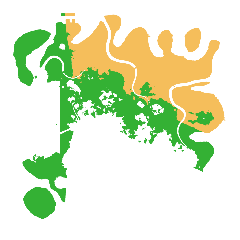 Biome Rust Map: Procedural Map, Size: 3500, Seed: 21577