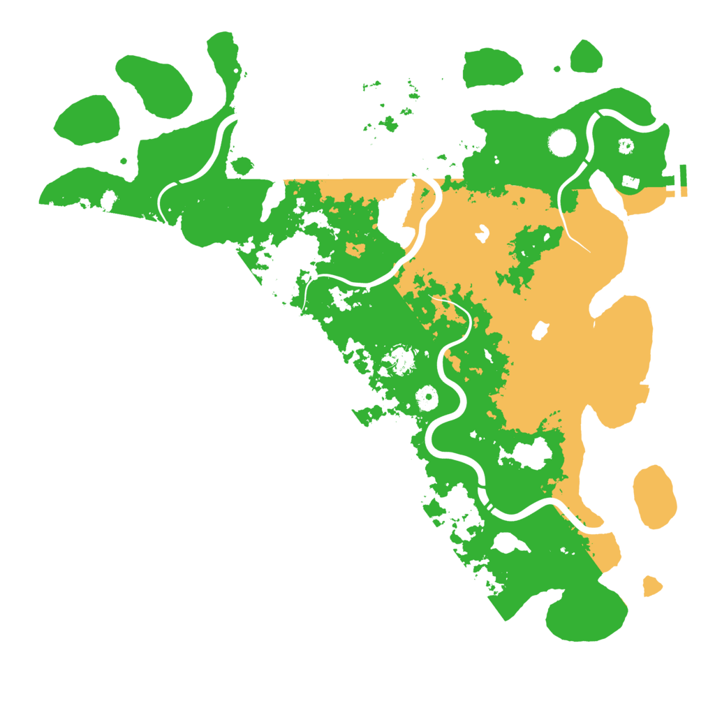 Biome Rust Map: Procedural Map, Size: 4500, Seed: 812374095