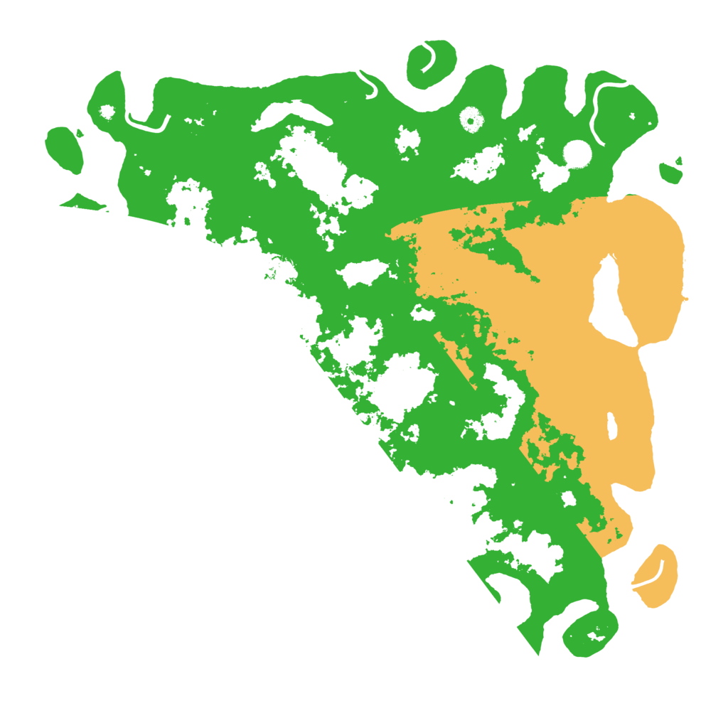 Biome Rust Map: Procedural Map, Size: 4500, Seed: 526439502