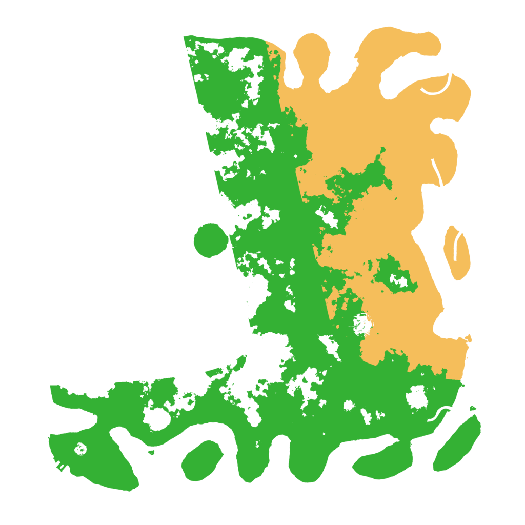 Biome Rust Map: Procedural Map, Size: 4500, Seed: 296247692
