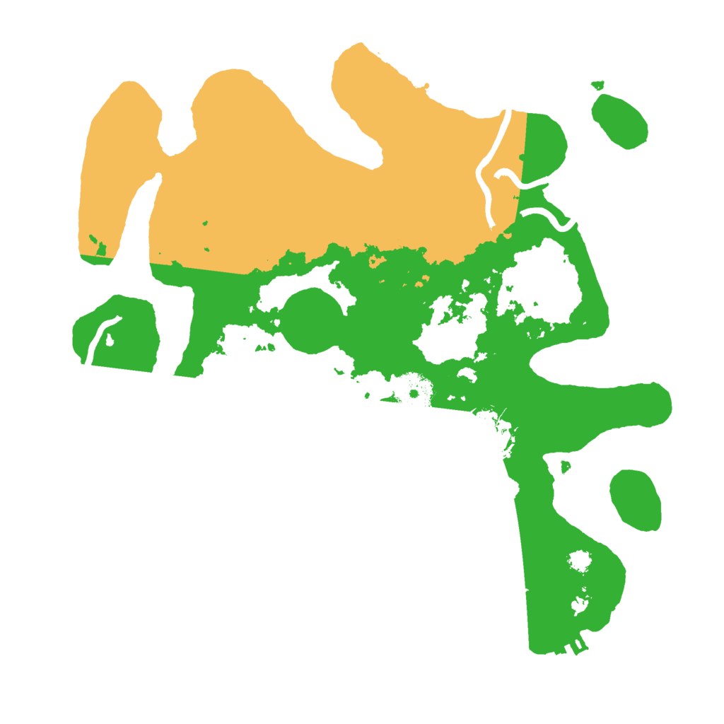 Biome Rust Map: Procedural Map, Size: 3000, Seed: 42581556
