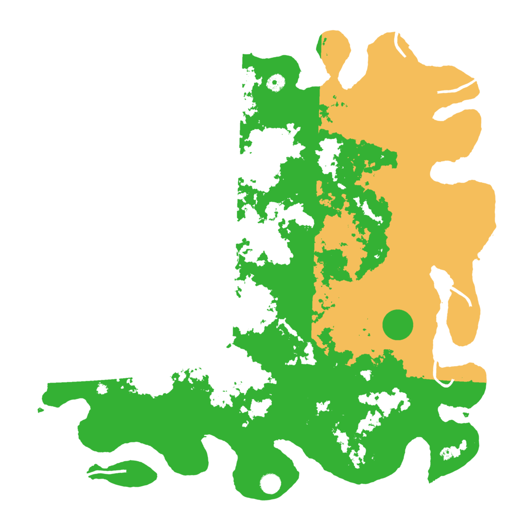 Biome Rust Map: Procedural Map, Size: 4500, Seed: 1815195387