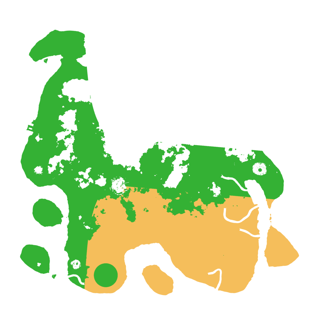 Biome Rust Map: Procedural Map, Size: 3500, Seed: 365727608