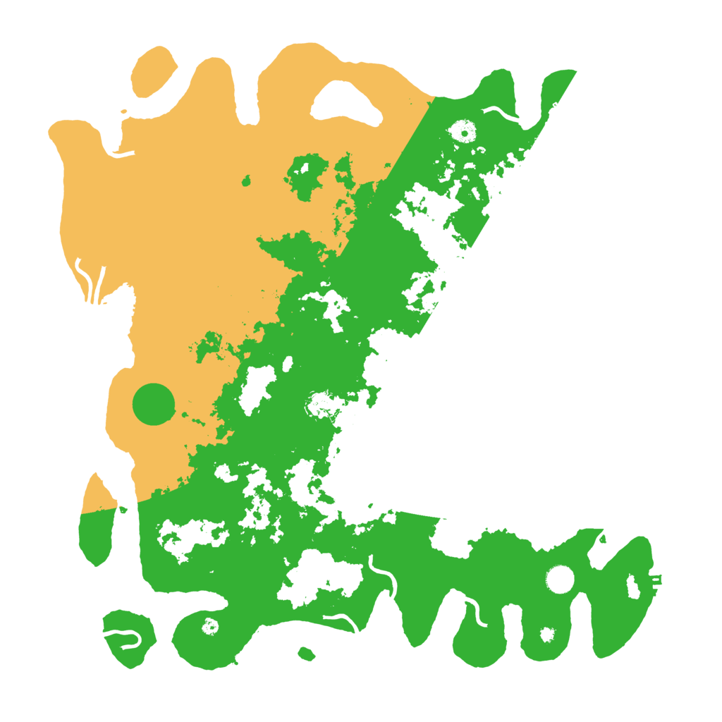 Biome Rust Map: Procedural Map, Size: 4500, Seed: 14785484