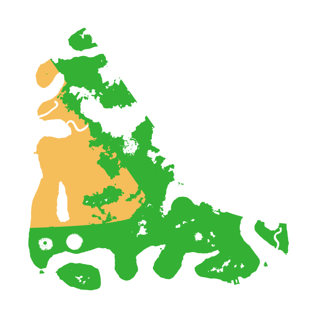 Biome Rust Map: Procedural Map, Size: 3500, Seed: 111253