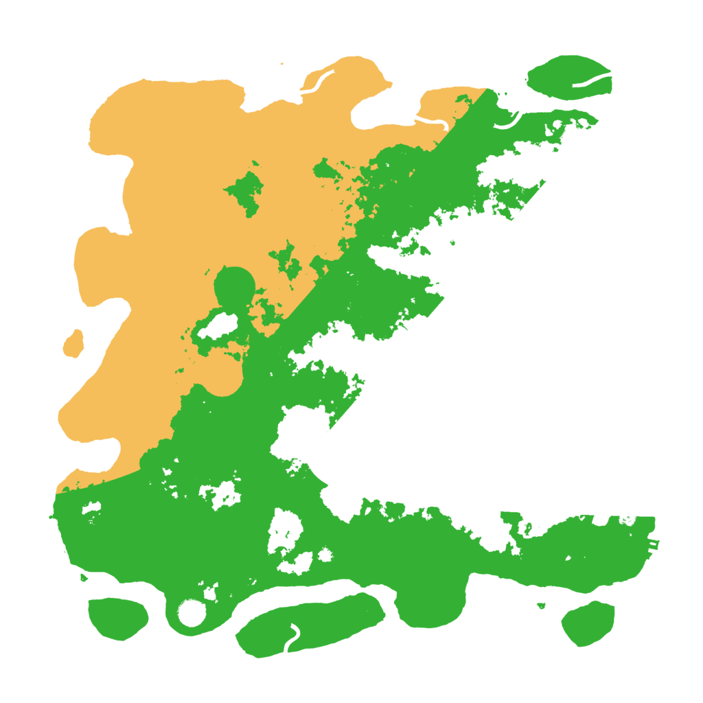 Biome Rust Map: Procedural Map, Size: 4500, Seed: 958600506