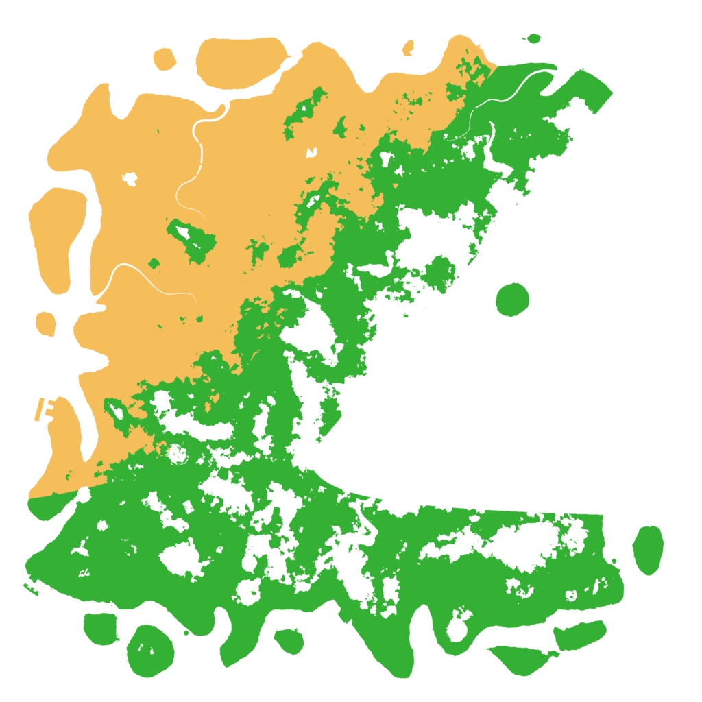 Biome Rust Map: Procedural Map, Size: 6000, Seed: 89946570