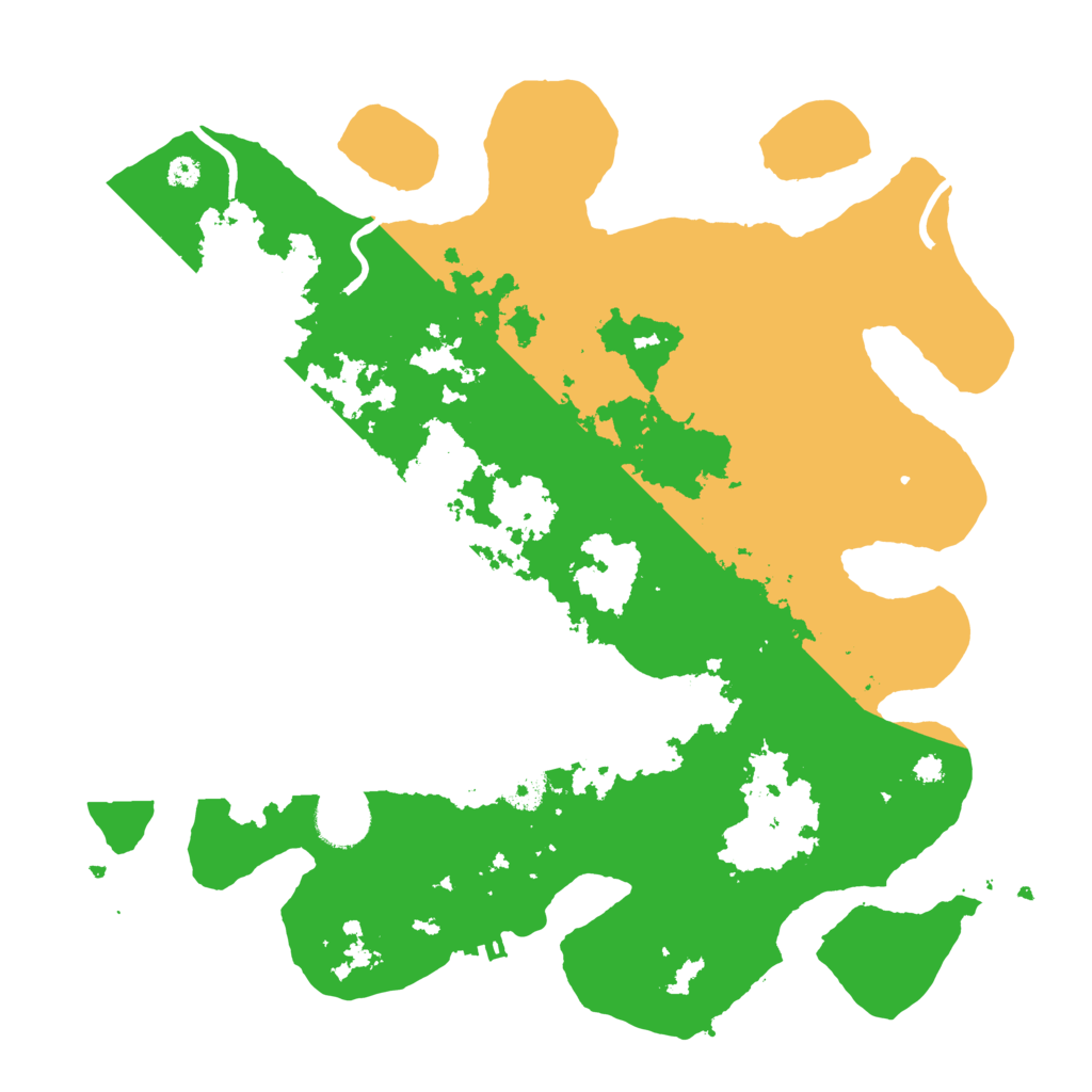 Biome Rust Map: Procedural Map, Size: 3500, Seed: 241864054