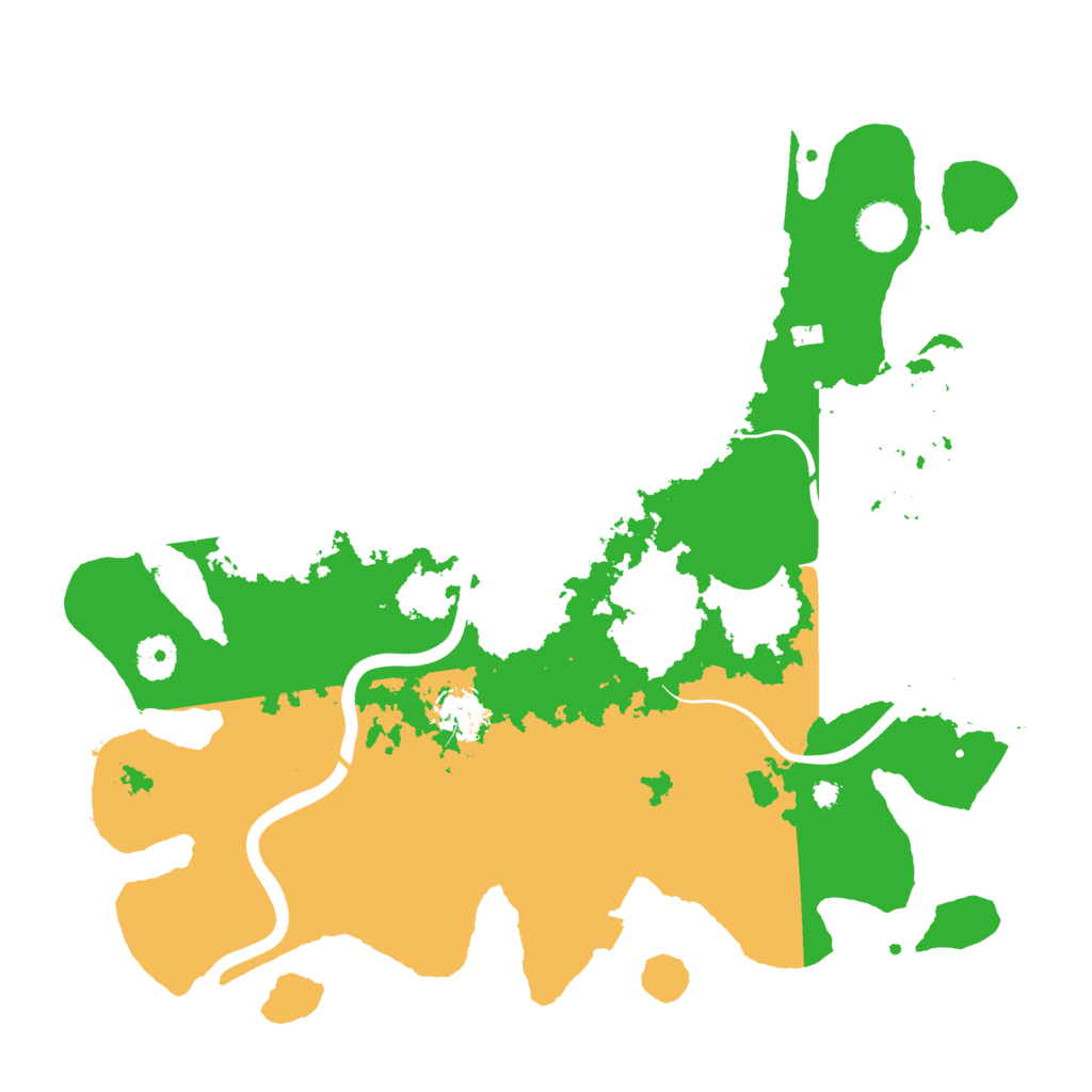 Biome Rust Map: Procedural Map, Size: 3800, Seed: 384504433
