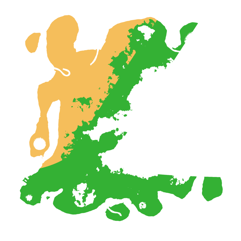 Biome Rust Map: Procedural Map, Size: 3500, Seed: 199098