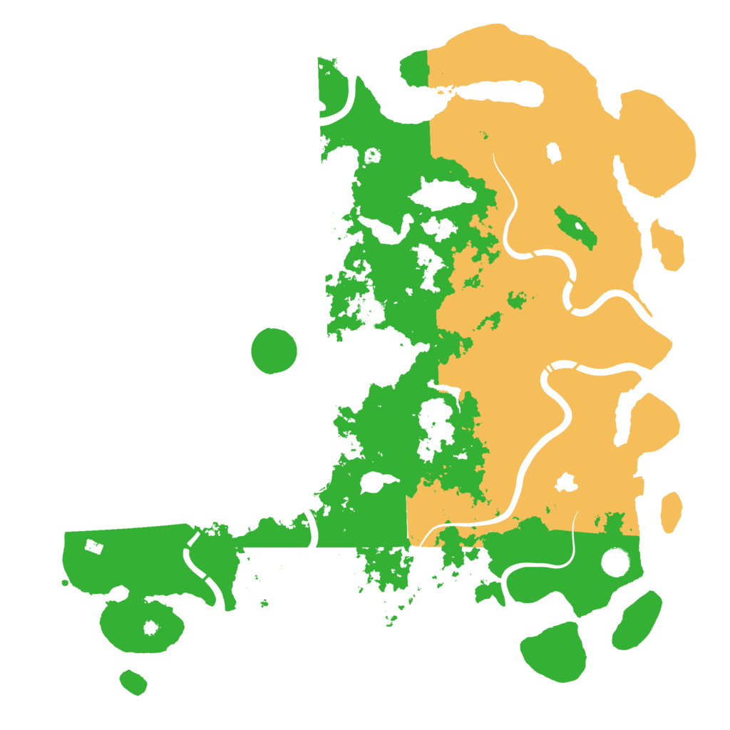 Biome Rust Map: Procedural Map, Size: 4500, Seed: 45221347