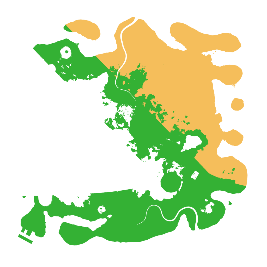 Biome Rust Map: Procedural Map, Size: 3500, Seed: 1584471598