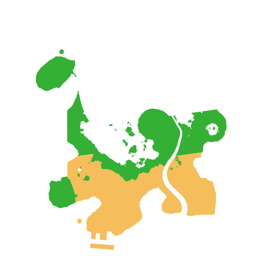 Biome Rust Map: Procedural Map, Size: 2300, Seed: 54656656