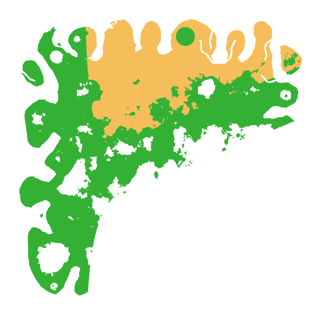 Biome Rust Map: Procedural Map, Size: 4500, Seed: 390799773