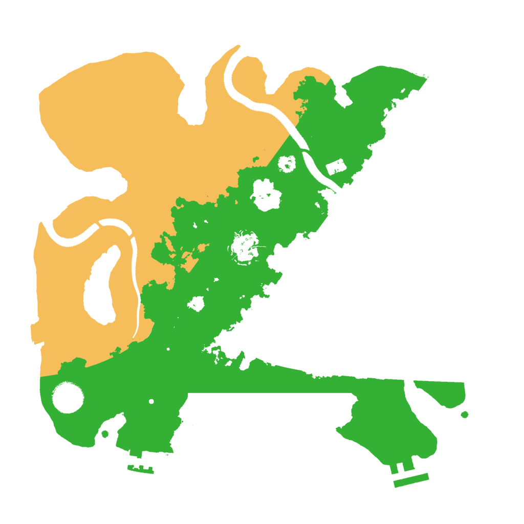 Biome Rust Map: Procedural Map, Size: 3000, Seed: 950928323