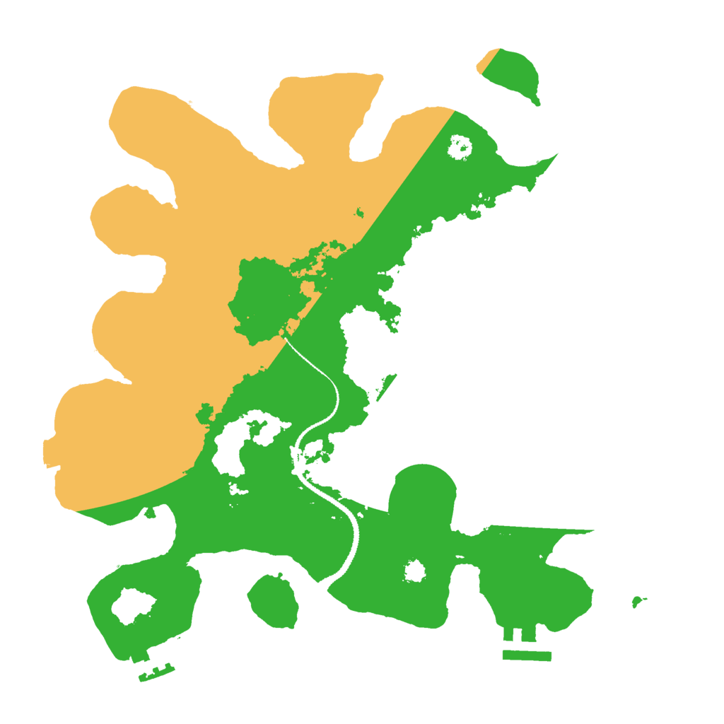 Biome Rust Map: Procedural Map, Size: 3000, Seed: 1960904247
