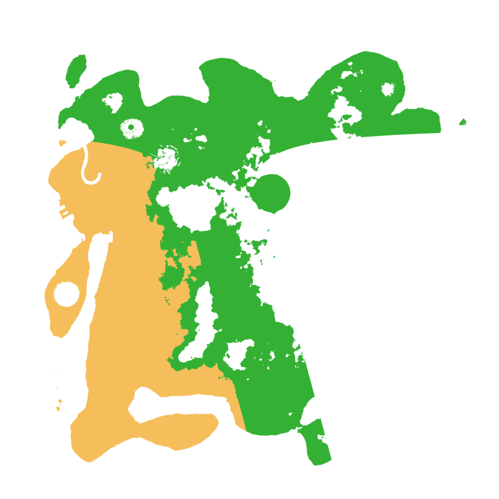 Biome Rust Map: Procedural Map, Size: 3500, Seed: 245