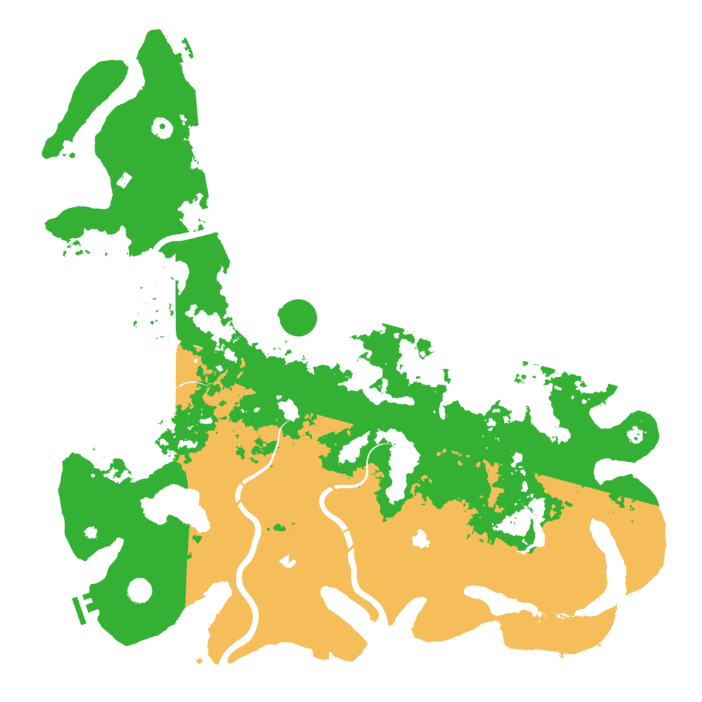 Biome Rust Map: Procedural Map, Size: 5000, Seed: 26569