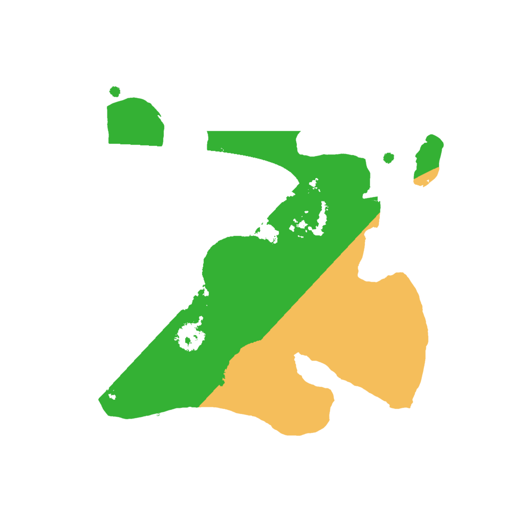 Biome Rust Map: Procedural Map, Size: 2000, Seed: 951514192