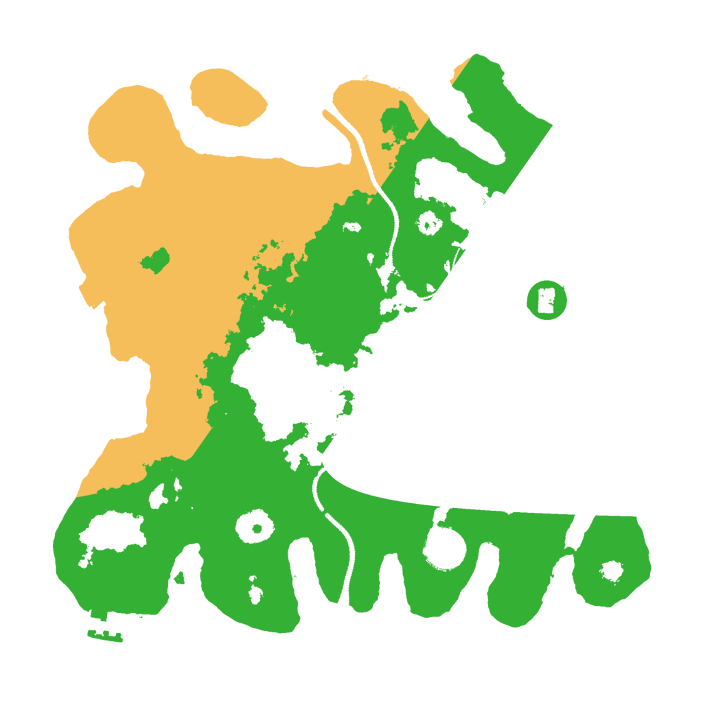 Biome Rust Map: Procedural Map, Size: 3000, Seed: 65489