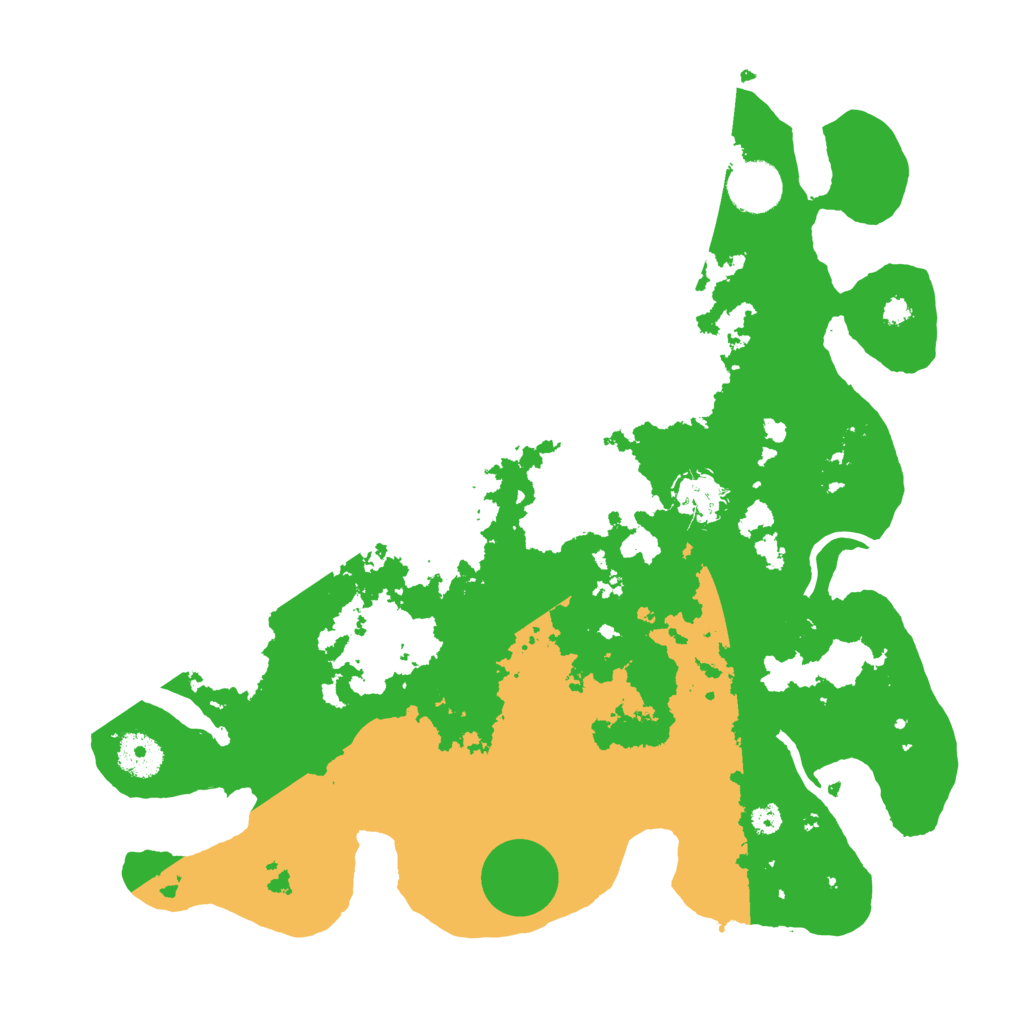 Biome Rust Map: Procedural Map, Size: 3500, Seed: 120321555