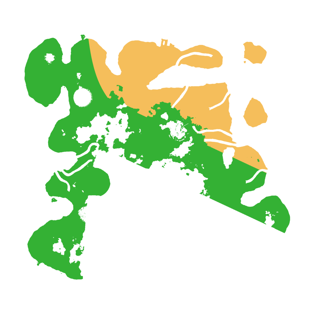 Biome Rust Map: Procedural Map, Size: 3000, Seed: 12527