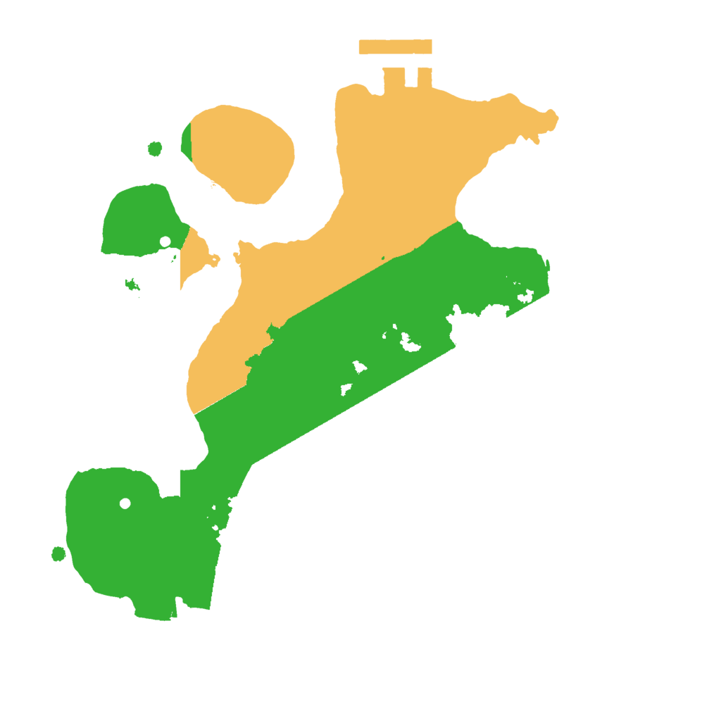 Biome Rust Map: Procedural Map, Size: 2000, Seed: 1460226998