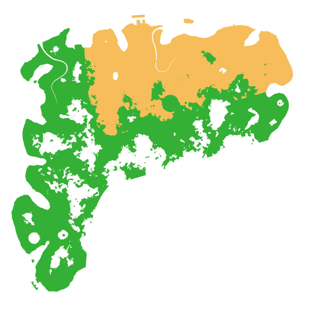 Biome Rust Map: Procedural Map, Size: 4900, Seed: 337086077