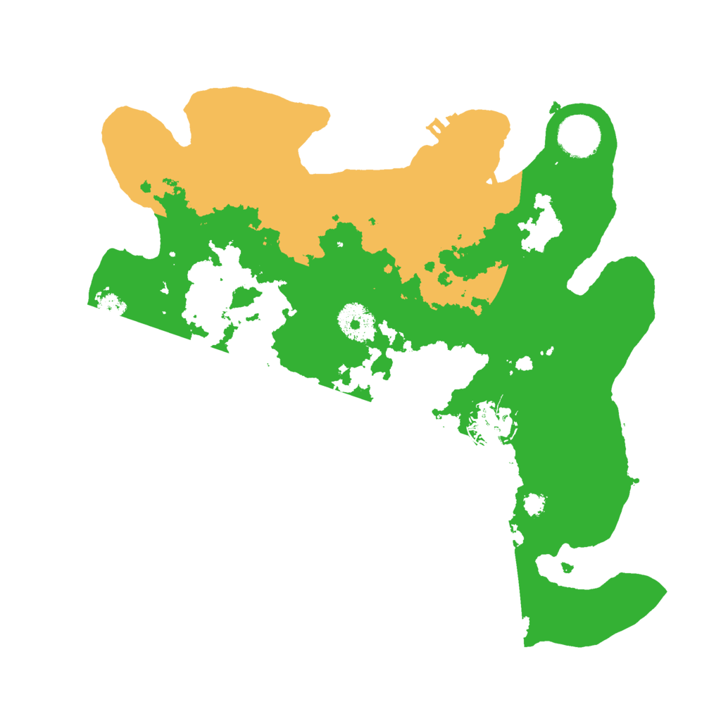 Biome Rust Map: Procedural Map, Size: 3000, Seed: 26917