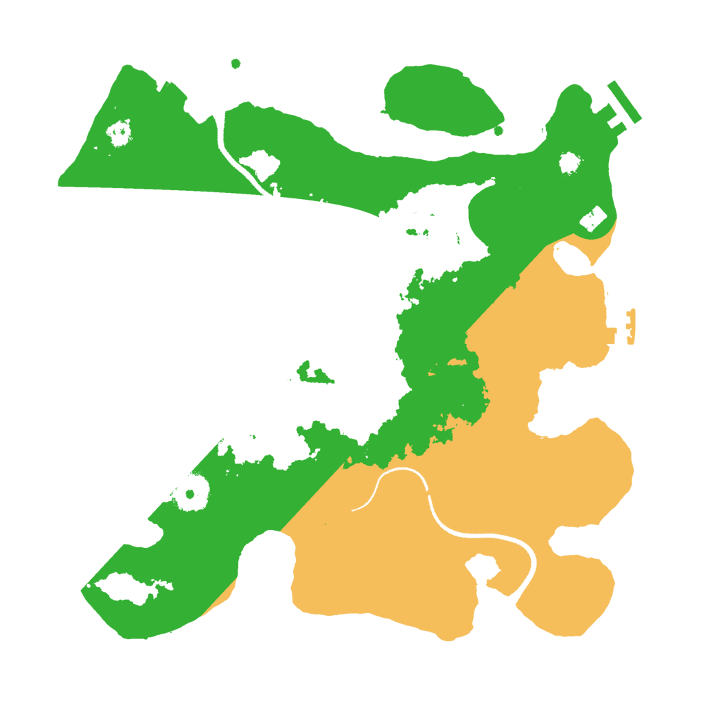 Biome Rust Map: Procedural Map, Size: 3000, Seed: 2040991324