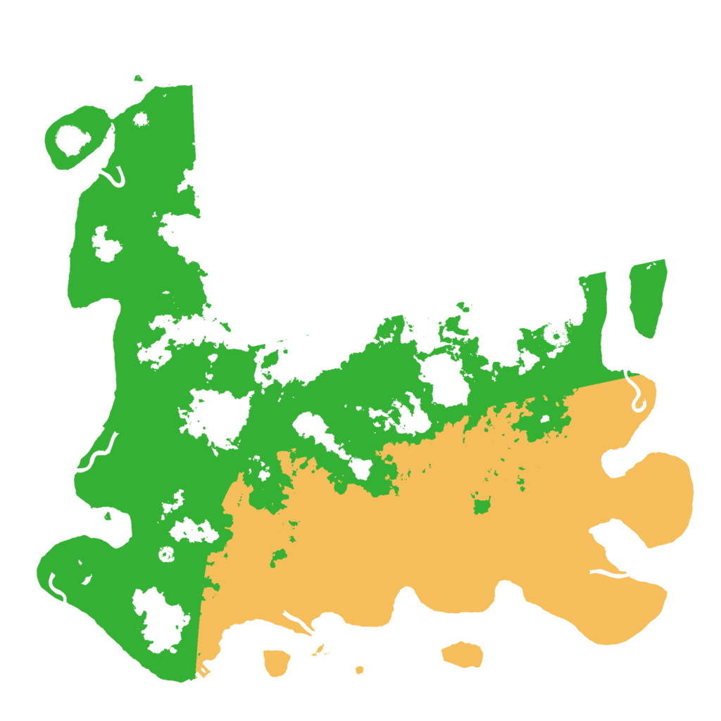 Biome Rust Map: Procedural Map, Size: 4600, Seed: 587215478