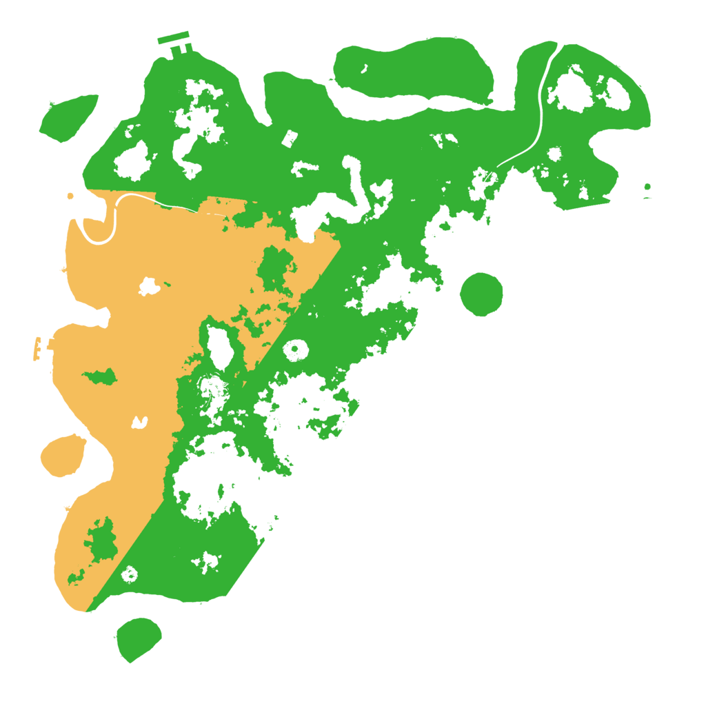 Biome Rust Map: Procedural Map, Size: 4500, Seed: 77746710