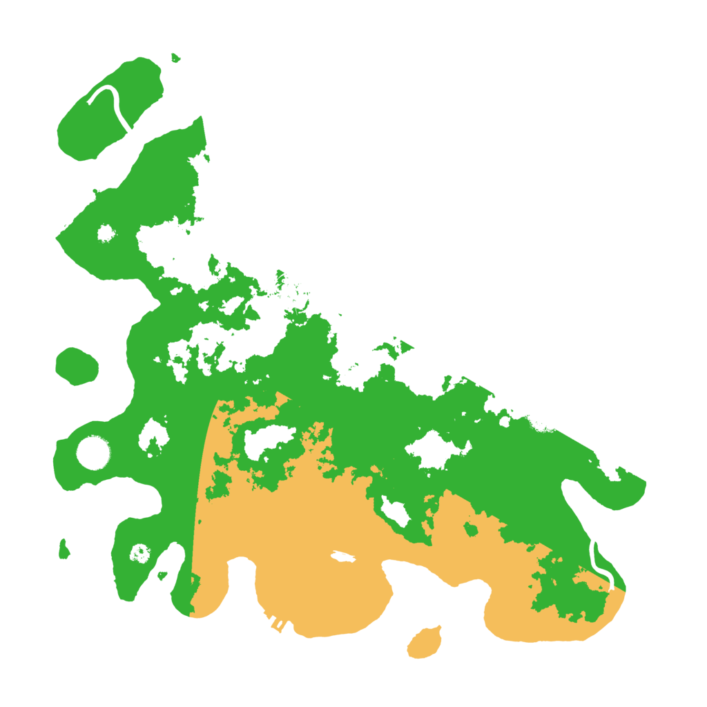 Biome Rust Map: Procedural Map, Size: 3700, Seed: 490987123