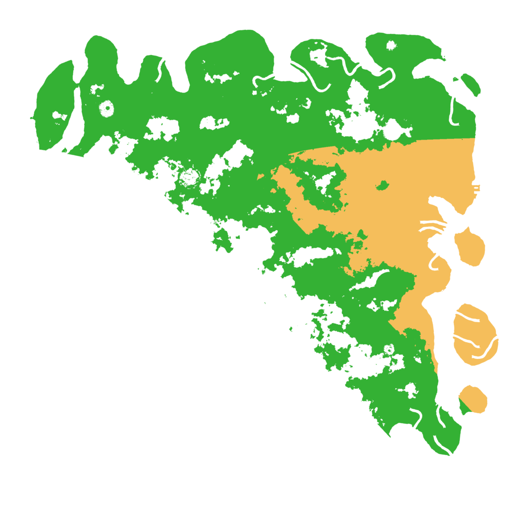 Biome Rust Map: Procedural Map, Size: 5000, Seed: 1146462485
