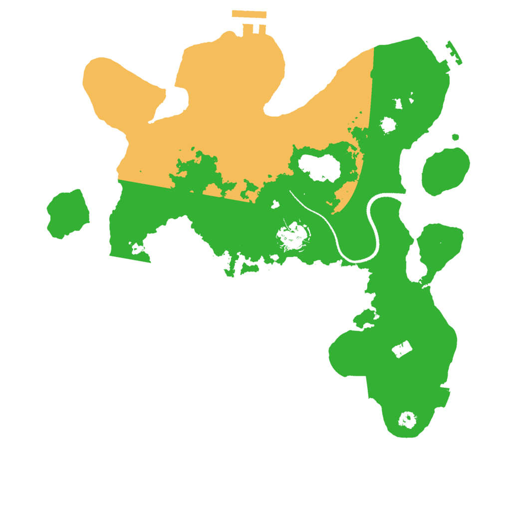 Biome Rust Map: Procedural Map, Size: 3000, Seed: 63785