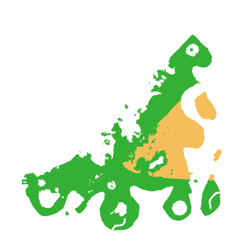 Biome Rust Map: Procedural Map, Size: 3000, Seed: 8690532