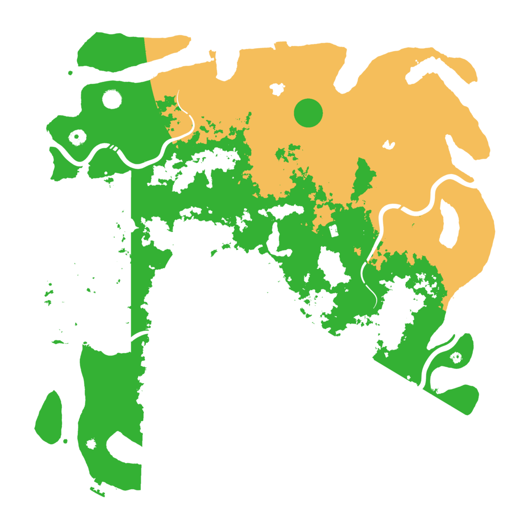 Biome Rust Map: Procedural Map, Size: 4800, Seed: 758426891