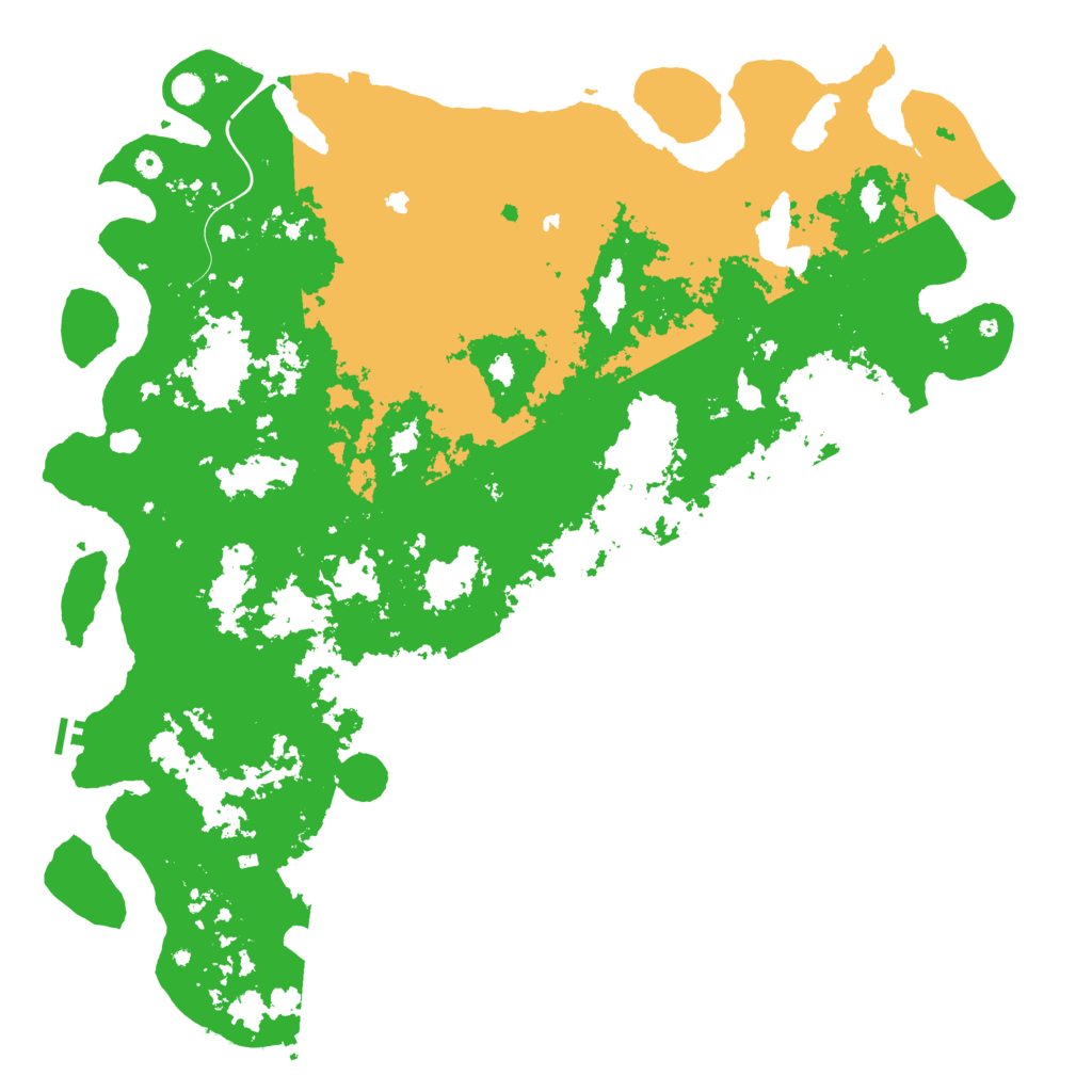 Biome Rust Map: Procedural Map, Size: 6000, Seed: 354435
